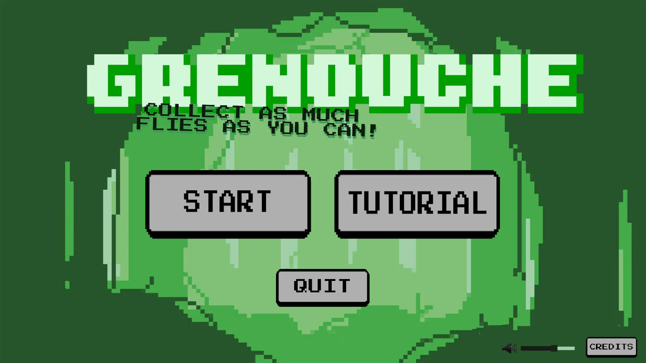 Ecran d'accueil du jeu vidéo Grenouche